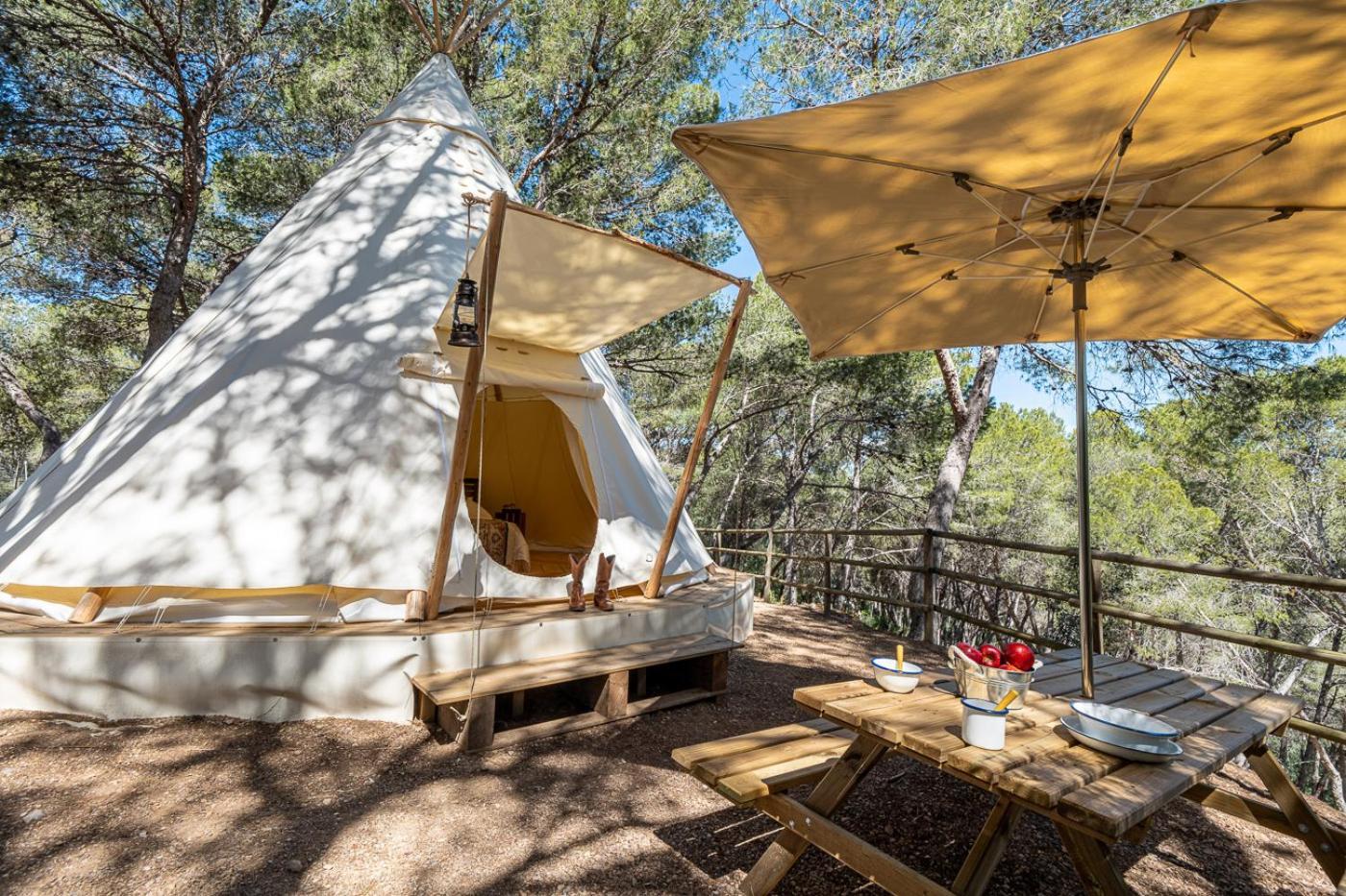 Camping Estival Torre De La Mora Tamarit Kültér fotó